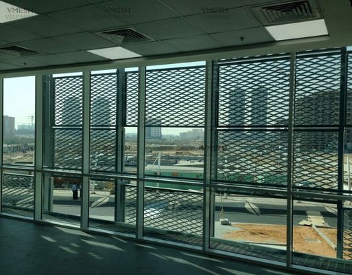 PVC المغلفة شبكة معدنية موسعة المجلفن شبكة معدنية موسعة لحراس النوافذ