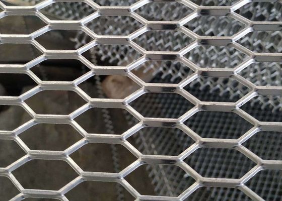 سداسية حفرة بأكسيد العسل شبكة معدنية موسعة لشبكة السيارة ISO9002