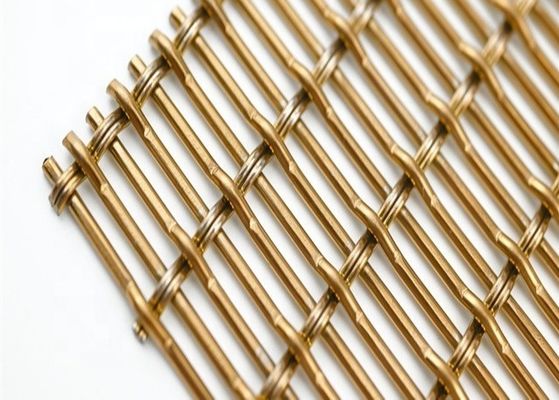 شبكة معدنية معمارية مطلية بالذهب Velp مطلية بالفضة