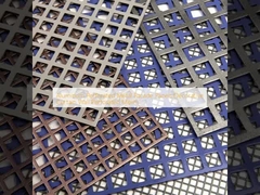 ألومنيوم معبرة المعدن واجهة ألواح الحاجز الزخرفي الحائط الشبكة معبرة