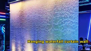 مصنع مخصص شبكة أسلاك الفولاذ شلال جدار المياه ميزة ستارة المياه المناظر الطبيعية