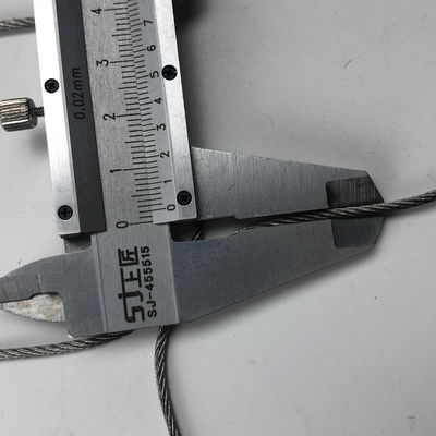 شبكة كابل من الصلب المقاوم للصدأ 304 مرنة ودائمة مع فتحة من الماس لشبكة الأمان