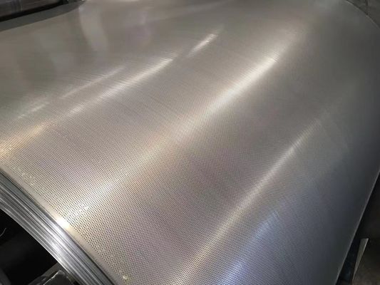 الفولاذ المقاوم للصدأ 304 316 تصميم الثقب المستدير حفر فلتر شبكة معدنية لترشيح السوائل