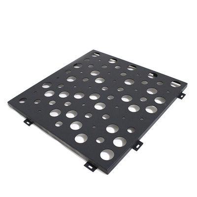 صفيحة معدنية مسموحة من الألومنيوم الأسود للحائط الستار 1.8mm