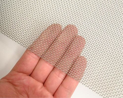 304 الفولاذ المقاوم للصدأ شبكة الأسلاك المنسوجة 0.02-6.3mm قطر الأسلاك