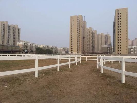 حديقة الأبيض الفينيل الحصان السياج / الفينيل المراعي السياج المقاومة التعفن