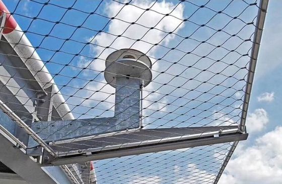 Stainless Steel Wire Protective Rope Mesh Woven Aviary Zoo Mesh Fencing