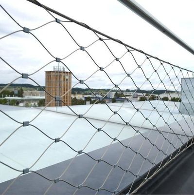 Strong Flexible Stainless Steel Wire Rope Mesh For Outdoor Bridge Protection