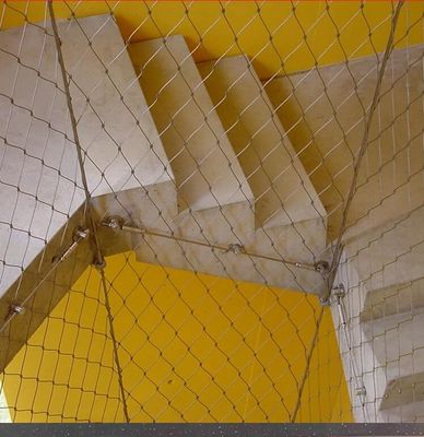 حبال الفضة المخصصة من الفولاذ المقاوم للصدأ قابلة لإعادة التدوير والصيانة مجانية للحماية المعمارية