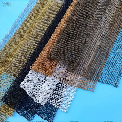 1.2mm سمك سلسلة ربط الستار الزخرفية شبكة سلكية المعمارية