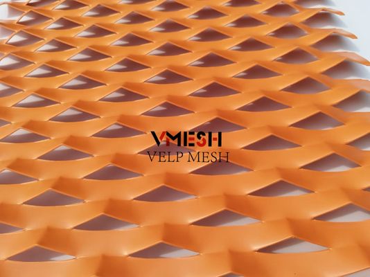PVDF الألومنيوم الشبكة واجهة بناء المعدن الصفيحة الموسعة الغطاء الخارجي