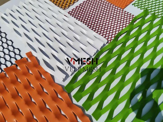 PVDF الألومنيوم الشبكة واجهة بناء المعدن الصفيحة الموسعة الغطاء الخارجي
