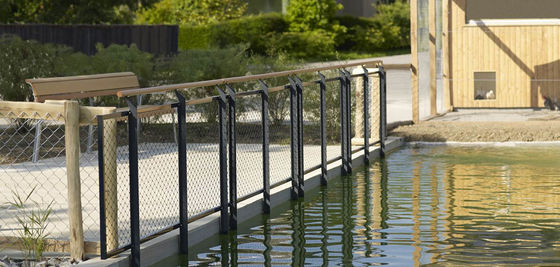 شبكة حبل من الفولاذ المقاوم للأشعة فوق البنفسجية مع مدة حياة طويلة وخصائص غير سامة لسور حديقة الحيوانات وصندوق الطيور