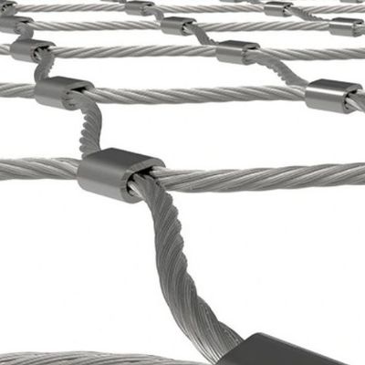 شبكة حبل من الفولاذ المقاوم للسرقة مرنة مع ضمان لمدة 10 سنوات ومادة 304/316 لحماية الحقيبة الآمنة