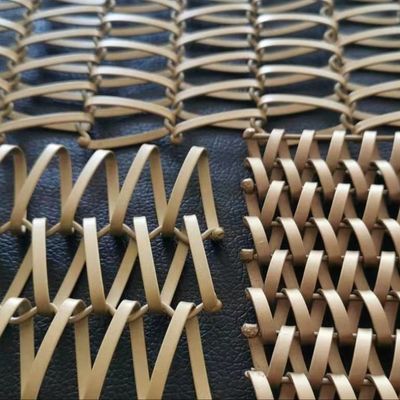 ستارة معدنية زخرفية من الفولاذ المقاوم للصدأ ذهبية بنسيج هولندي