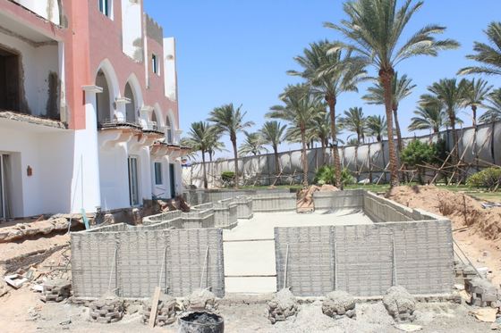 صياغة الجدران الخرسانية عالية المقاومة لمشاريع البناء في موريشيوس