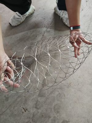 مكافحة السرقة الحجم القابل للتخصيص حفرة الماس شكل سلك الحبل من الفولاذ المقاوم للصدأ للسياج الأمني