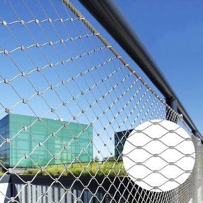 الحجم المخصص الحبل الفولاذ المقاوم للصدأ شبكة الحيوانات الحظيرة حديقة الطيور السياج حماية شبكة