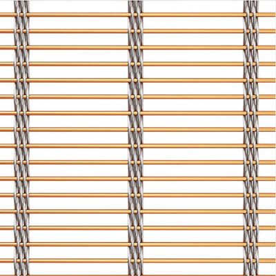 ستارة شبكية بتصميم منسوج من الفولاذ المقاوم للصدأ معلقة قابلة للطي لستارة الظل الداخلية