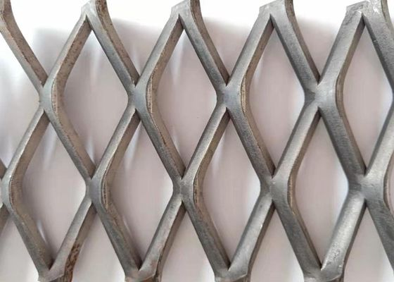 صفائح شبك معدني موسع للخدمة الشاقة 1.22x2.44 متر فولاذ مجلفن