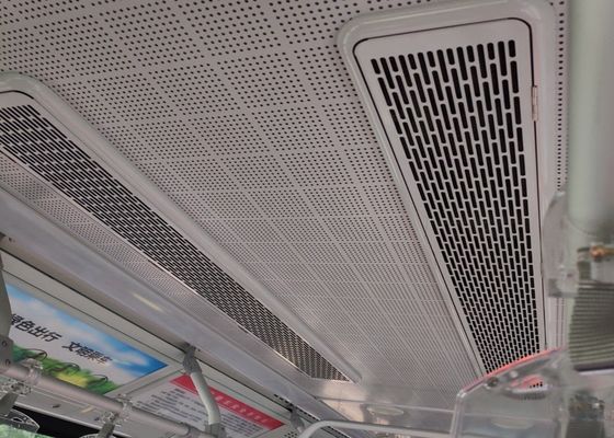 لوحة معدنية مثقبة بفتحات ألومنيوم مشقوقة للواجهات الزخرفية