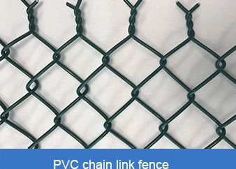 سياج شبكي مطلي بالزنك بطول 6 أقدام مغطى بمادة PVC ASTM E2016 ISO9001