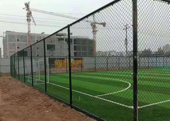 سياج شبكي مطلي بالزنك بطول 6 أقدام مغطى بمادة PVC ASTM E2016 ISO9001