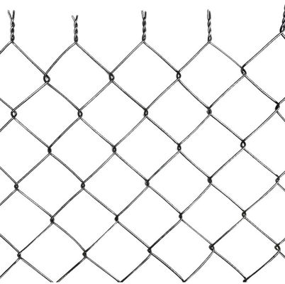 سياج شبكي مجلفن 4.8 ملم، لفة 50 متر، شبكة ماسية