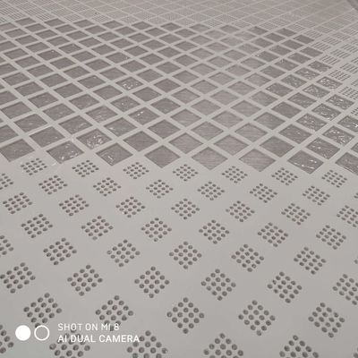 ألواح حديدية مثقوبة للزخرفة 1m x 2m للأثاث
