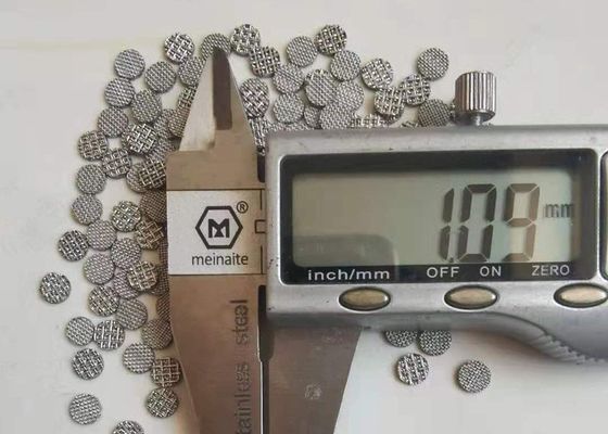 الفولاذ المقاوم للصدأ مرشح الشبكة المشددة 0.5um 5um 20um حجم المسام