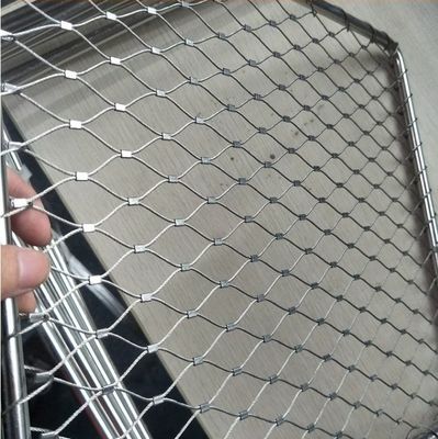316 حبل سلكي من الفولاذ المقاوم للصدأ 100x100mm للسلم