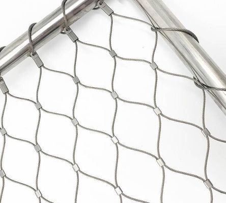 شبكة الحبل من الفولاذ المقاوم للصدأ SS304/316 للحديقة وحجاب الحديقة