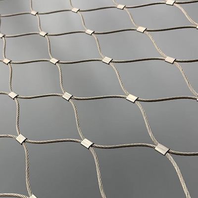 Rust-Proof Stainless Steel Wire Cable Rope Mesh For Enclosure Safety Barrier