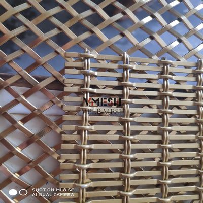 طلاء مسحوق اللون الذهبي معماري معماري الفولاذ المقاوم للصدأ الستار