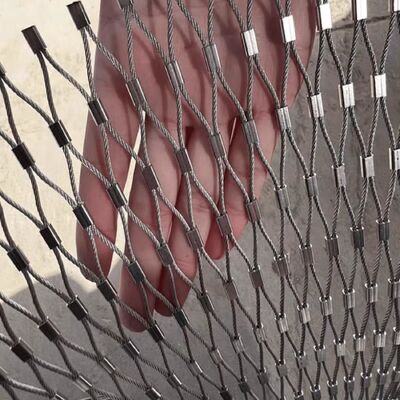 شبكة حبل سلكية مقبضة للوقاية من السقوط