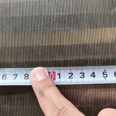 316 شبكات سلكية إسفينية من الفولاذ المقاوم للصدأ لفصل المواد الصلبة عالي الكفاءة