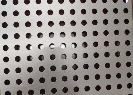 SS304 الألومنيوم جولة هول صفائح معدنية مثقبة الزخرفية 4x8