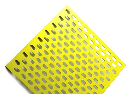 تهتز ثقب الألومنيوم مشقوق ثقب شبكة معدنية مثقبة 1-10mm سماكة ديكور