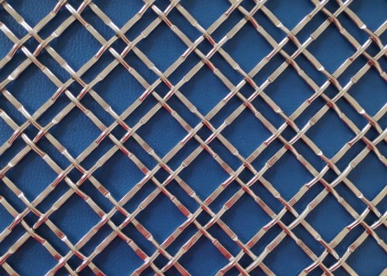 فيلب العتيقة النحاس شبكة معدنية معمارية SS316 شبكة سلكية مجعد