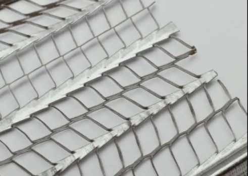 610 * 2440mm Hy Rib Lath خرساني الجدار الجص سلك اللوح 100m ضلع المسافة