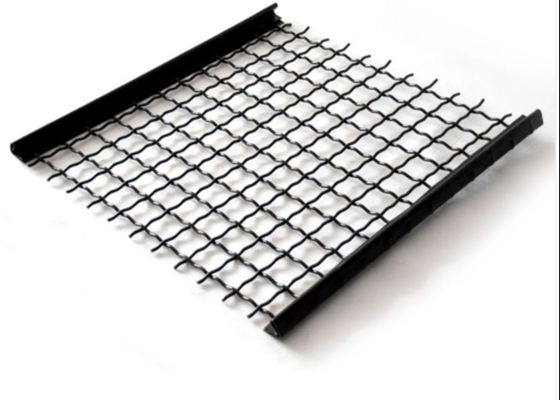 V Hook 2mm 3mm Crimped Woven Wire Mesh لشاشة تهتز غربال الحجر