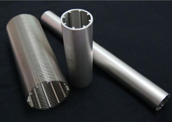 Inconel Inckel مشقوق إسفين سلك تصفية الشاشة 600 مم OD للبناء