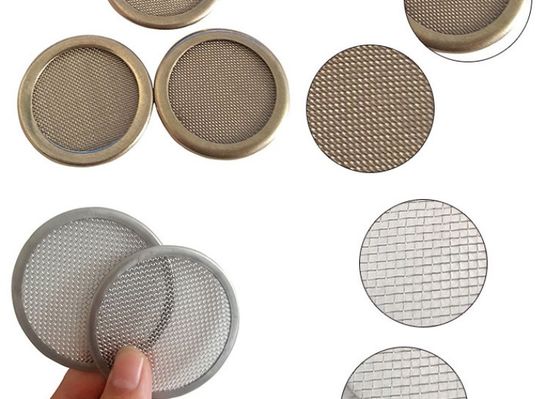 Round SPL 201202 قرص تصفية الزيت من الفولاذ المقاوم للصدأ OD40mm 65mm