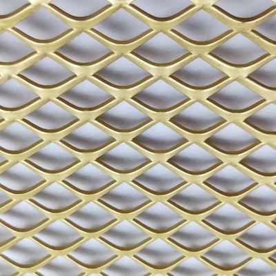 الألومنيوم الزخرفية 2 مم شبكة معدنية موسعة للسقف والجدار الساتر