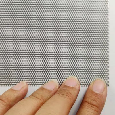 الفولاذ المقاوم للصدأ 304 0.5 مم ورقة مثقبة مايكرو جولة هول المعدنية الشواية تصفية الشاشة